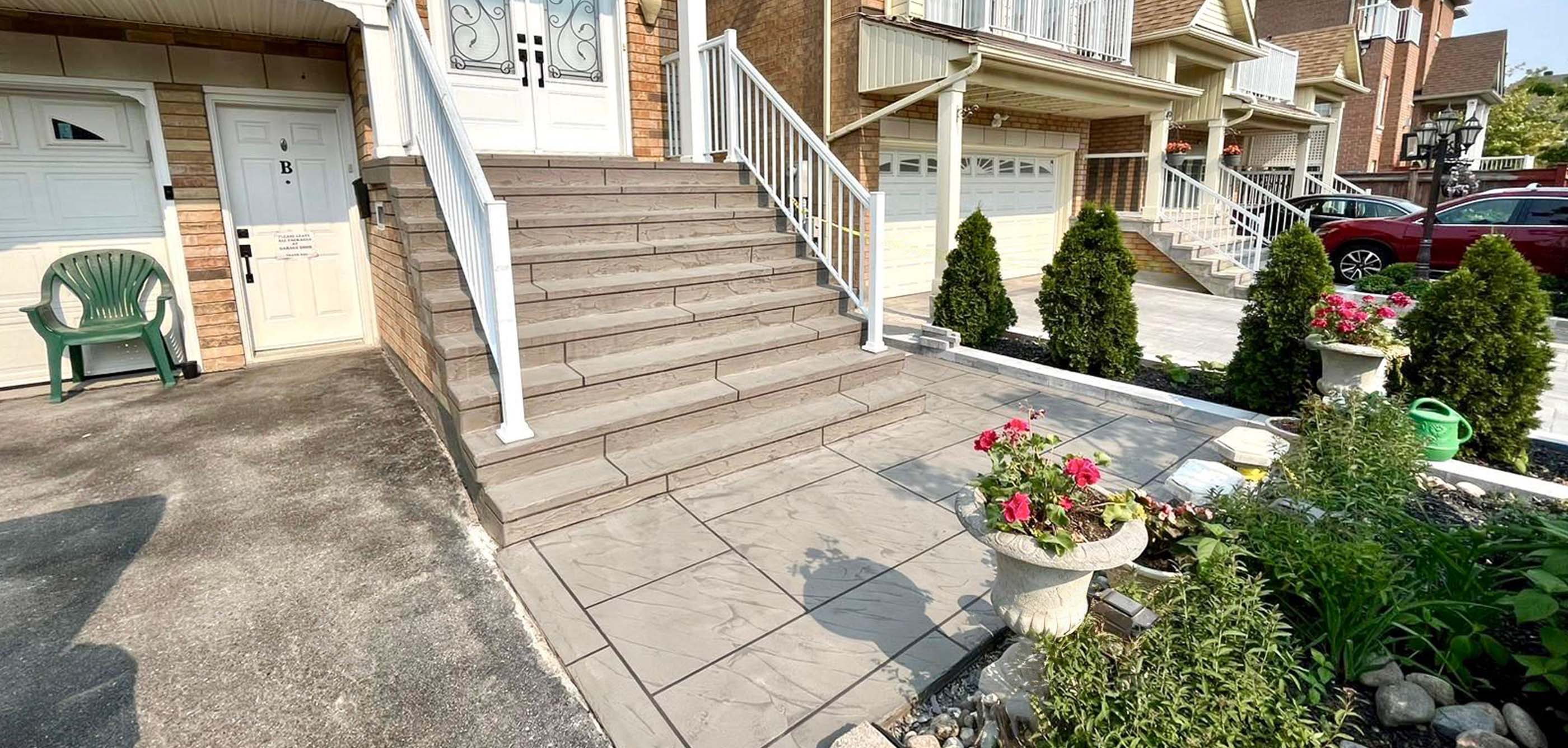 Jewel Stone porch and steps in Toronto